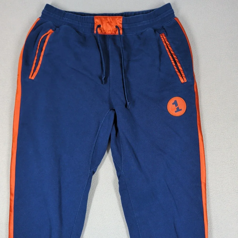 Nike Joggers Mens L Blue Air Force One AF1 Embroidered AH8507-478 Sweatpants Gym